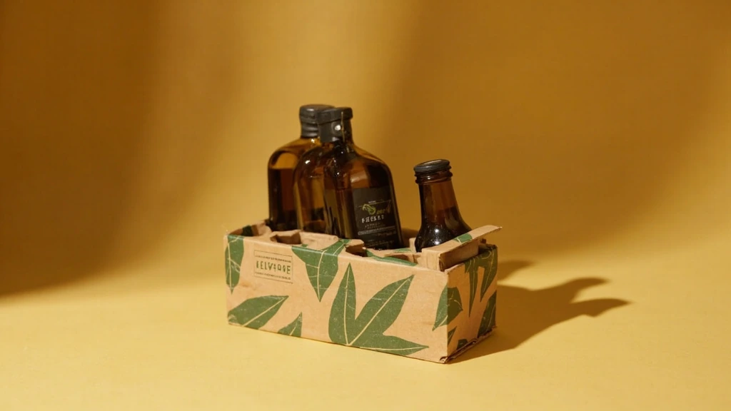Olive oil bottle tray fresh off the press floor.
